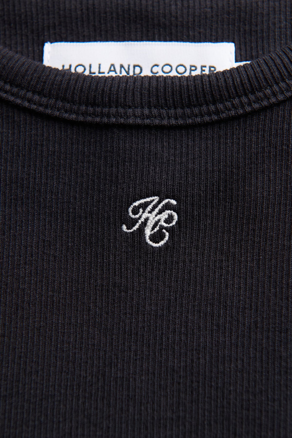 Rebecca Rib Tank (Black)