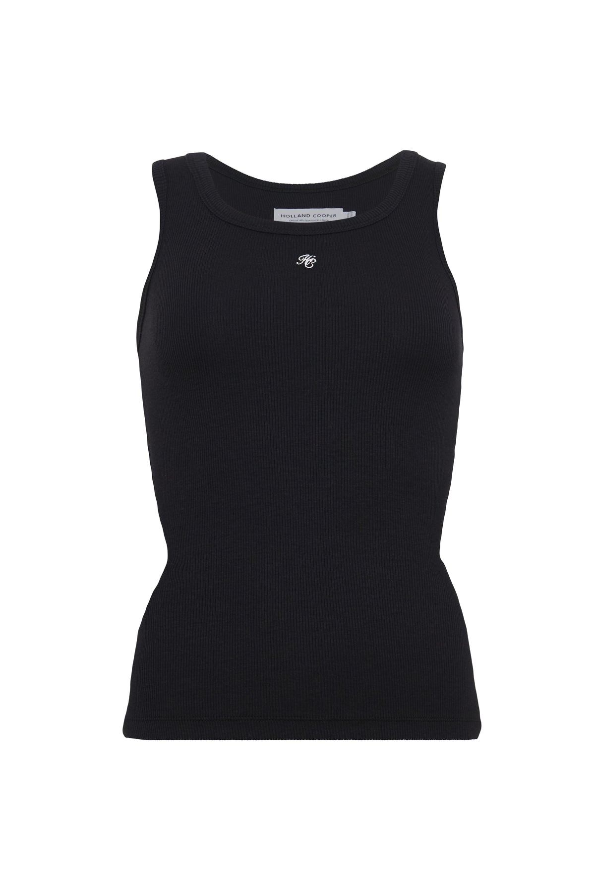 Rebecca Rib Tank (Black)