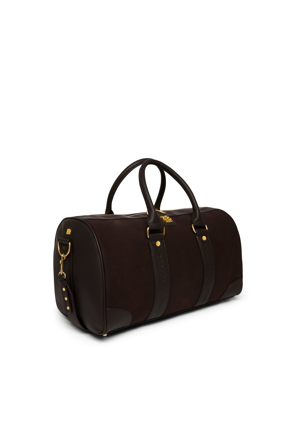Regency Holdall (Dark Chocolate Suede)