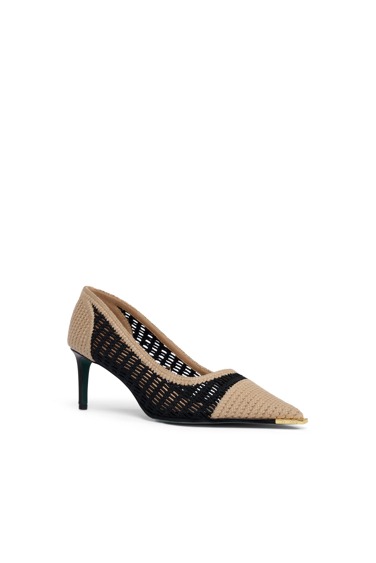 Wear All Day Regency Heel (Black Tan Rattan)