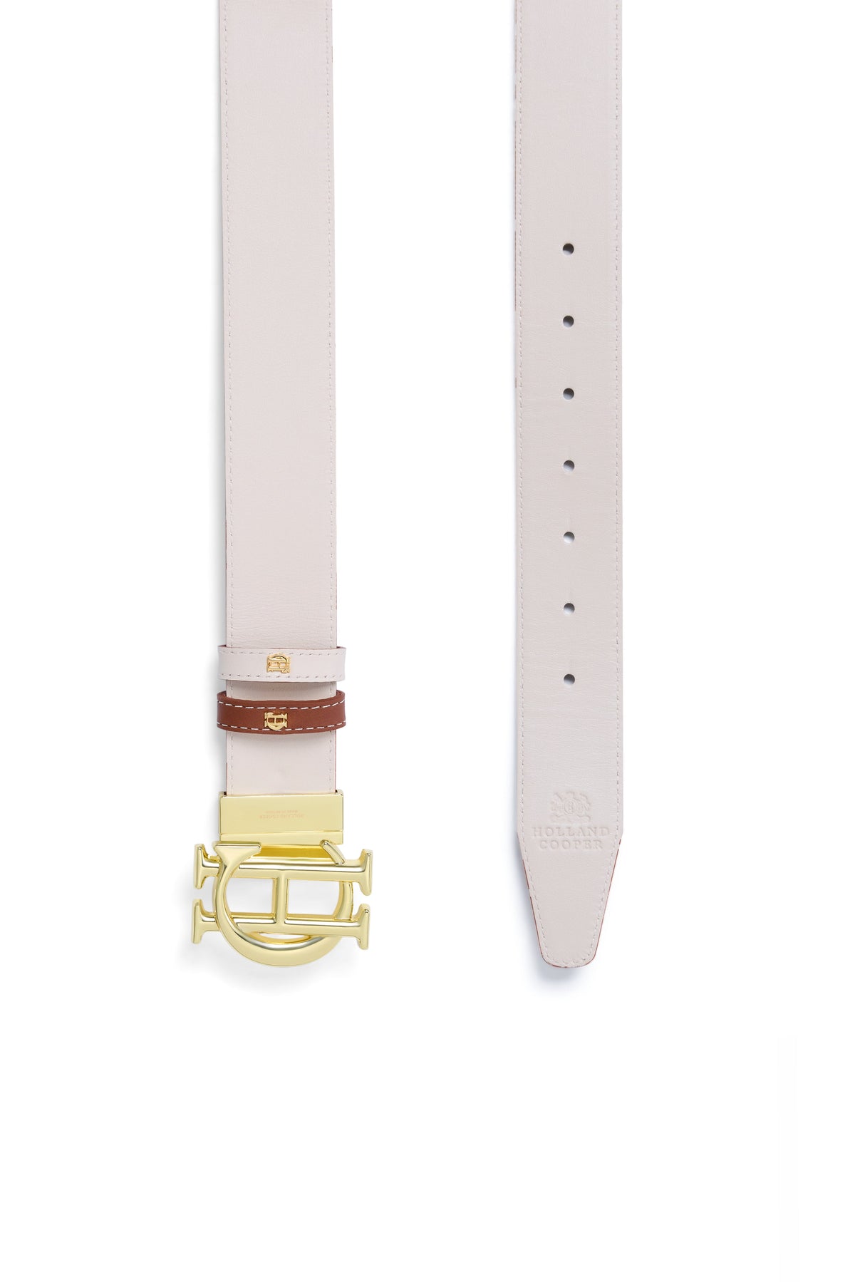 Reversible Classic Belt (Cream Tan)