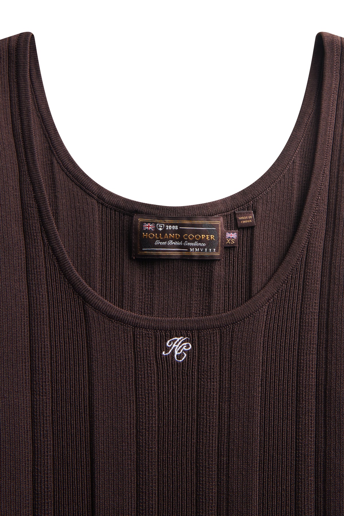 Ruby Knitted Vest (Chocolate)