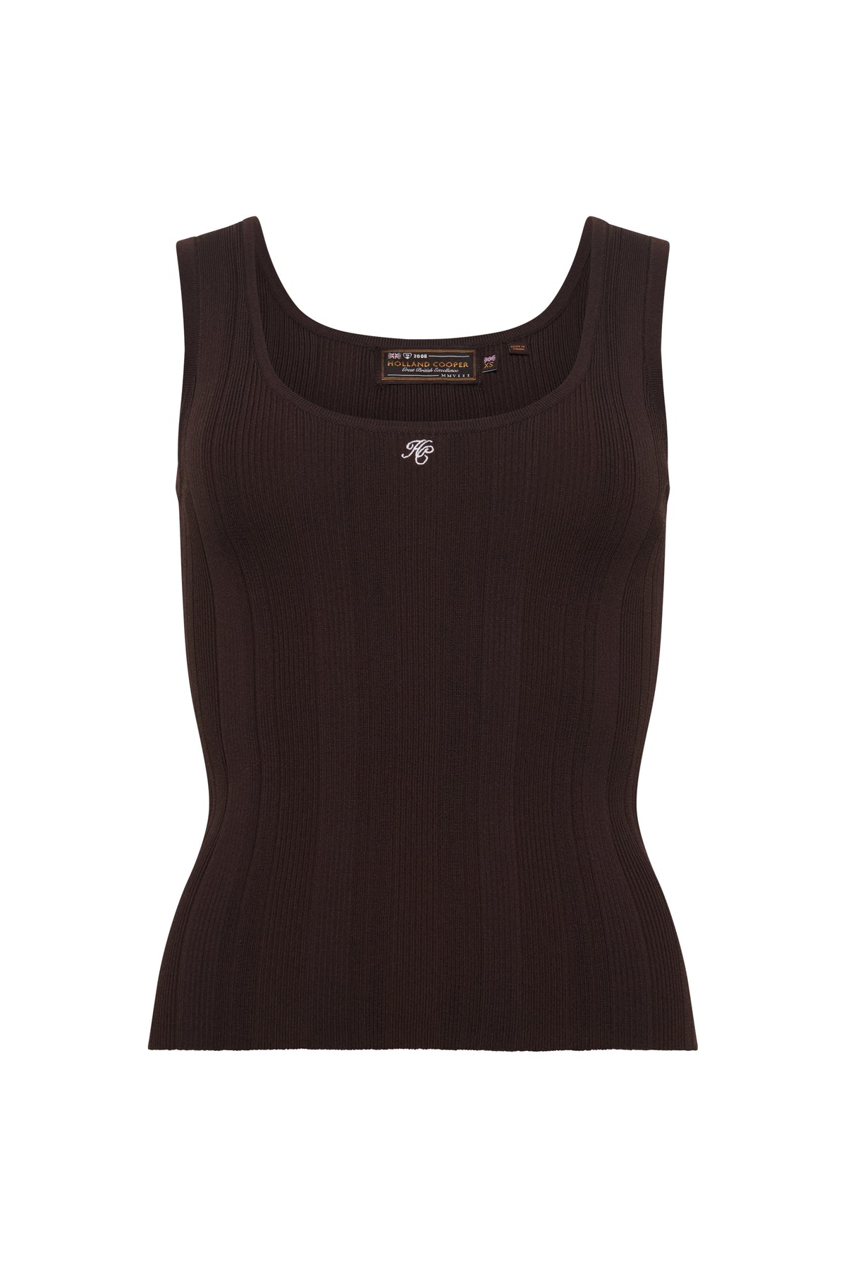 Ruby Knitted Vest (Chocolate)