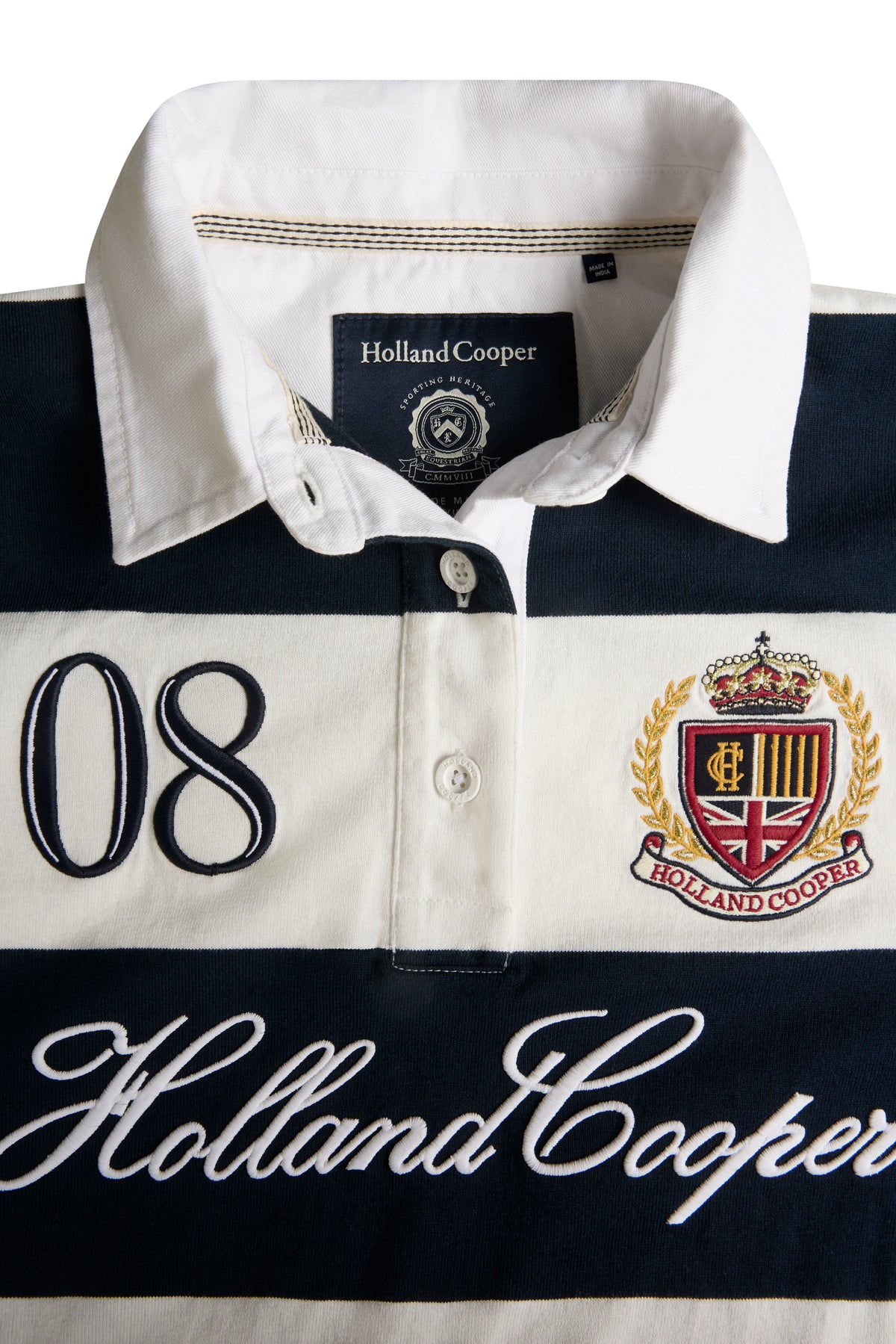 Rugby Shirt (Navy Ecru)
