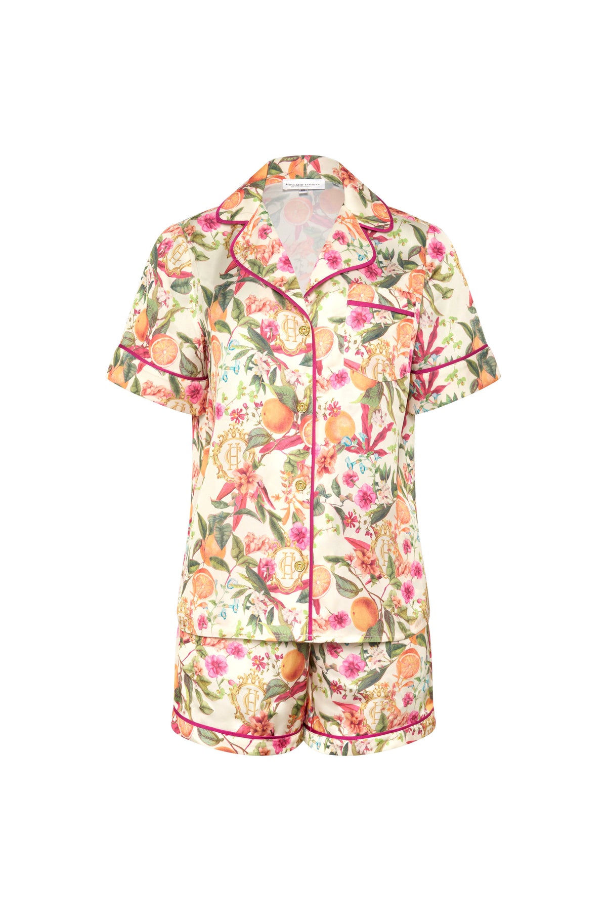 Satin Summer Pyjama Set (The Orangery)