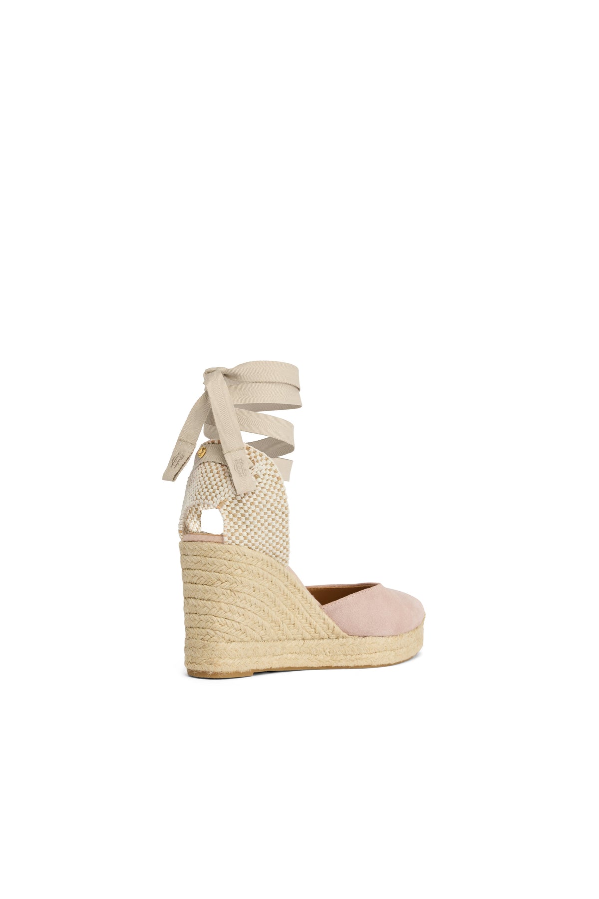 Seville Wedge Espadrille (Blush Pink)
