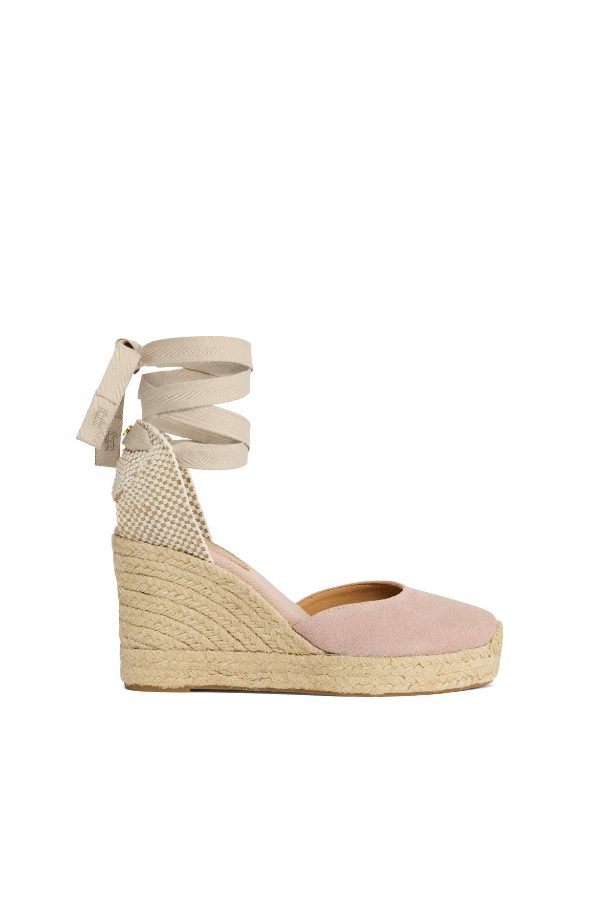 Seville Wedge Espadrille (Blush Pink)