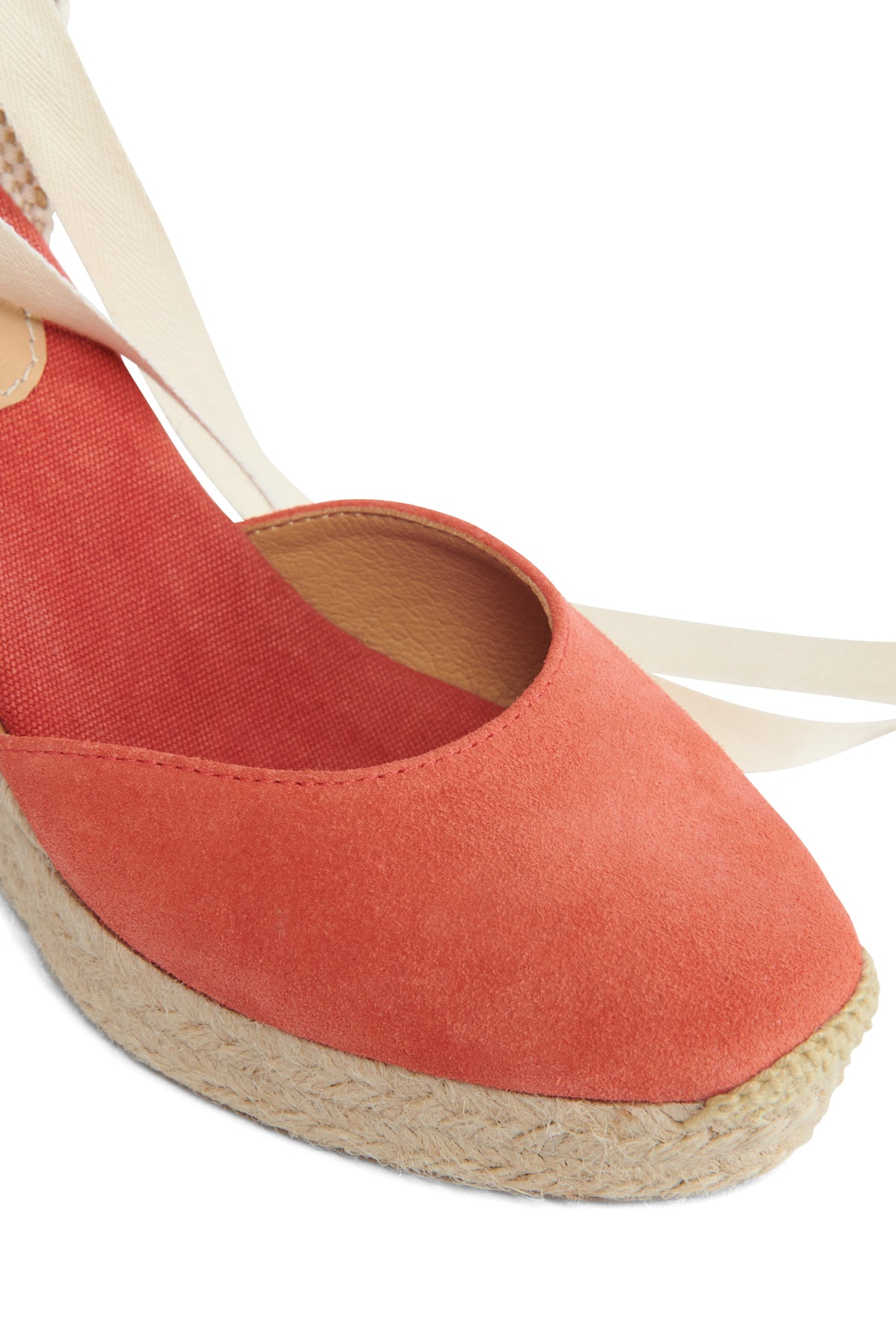 Seville Wedge Espadrille (Coral)
