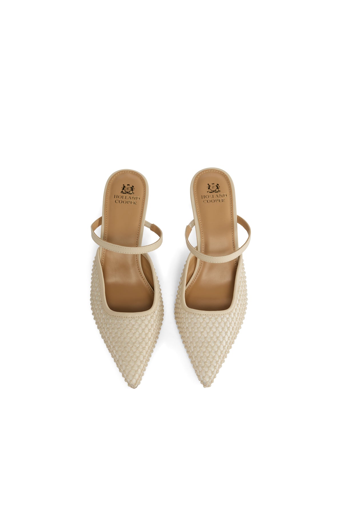 Wear All Day Vienna Pearl Heel (Champagne Pearl)