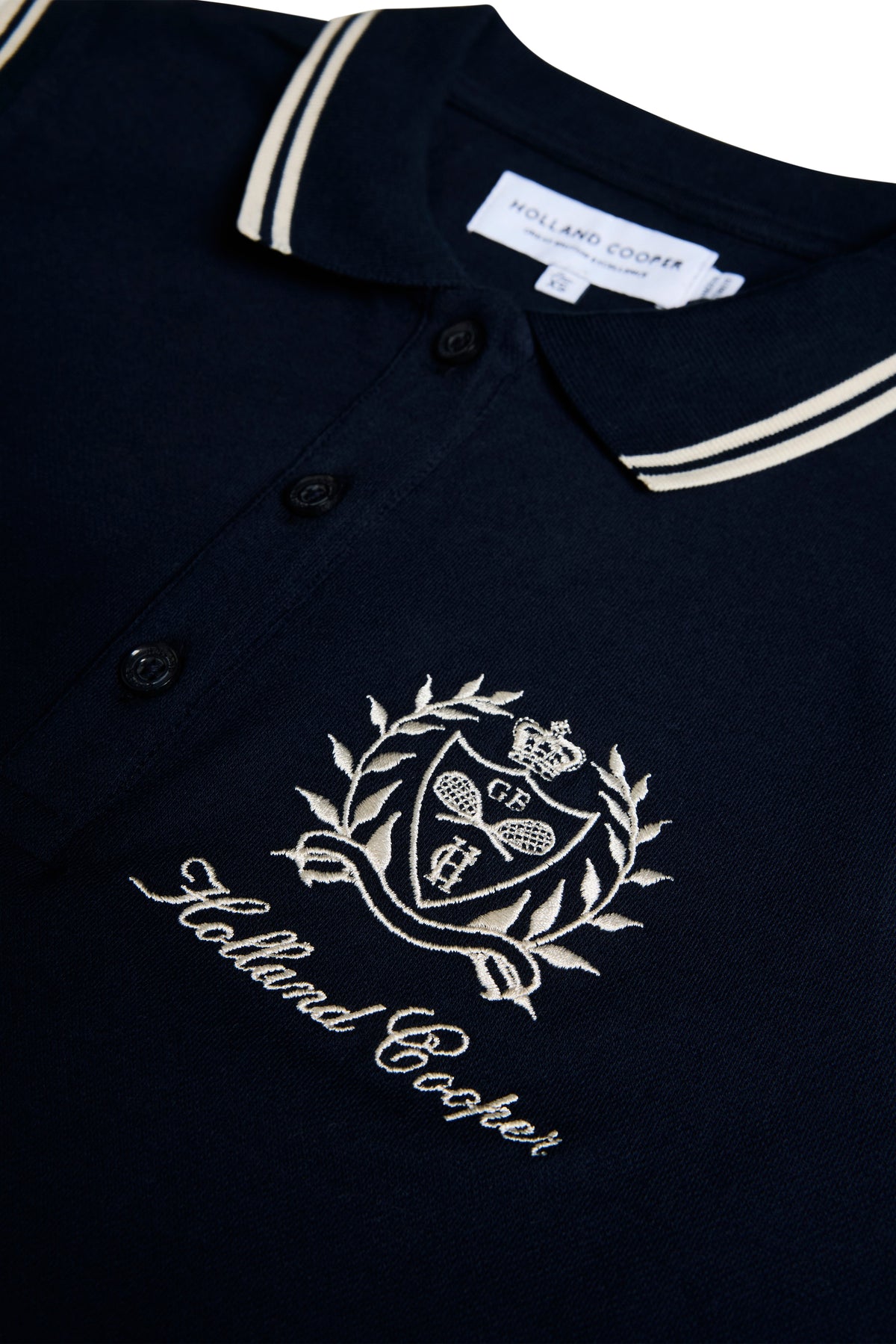 Sleeveless Collegiate Polo Shirt (Ink Navy)