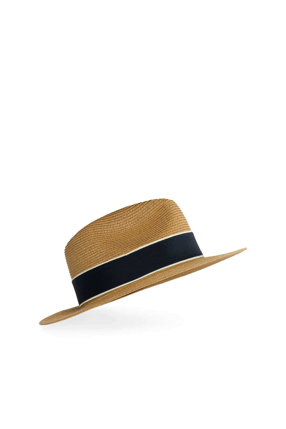 Francesca Hat (Camel Navy Bow)