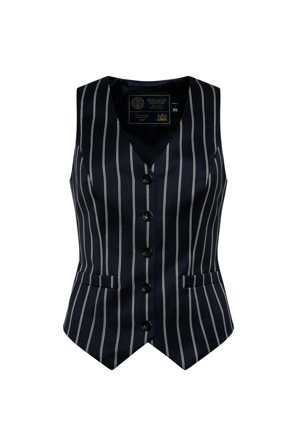 Laura Collett's Navy Wide Stripe Look