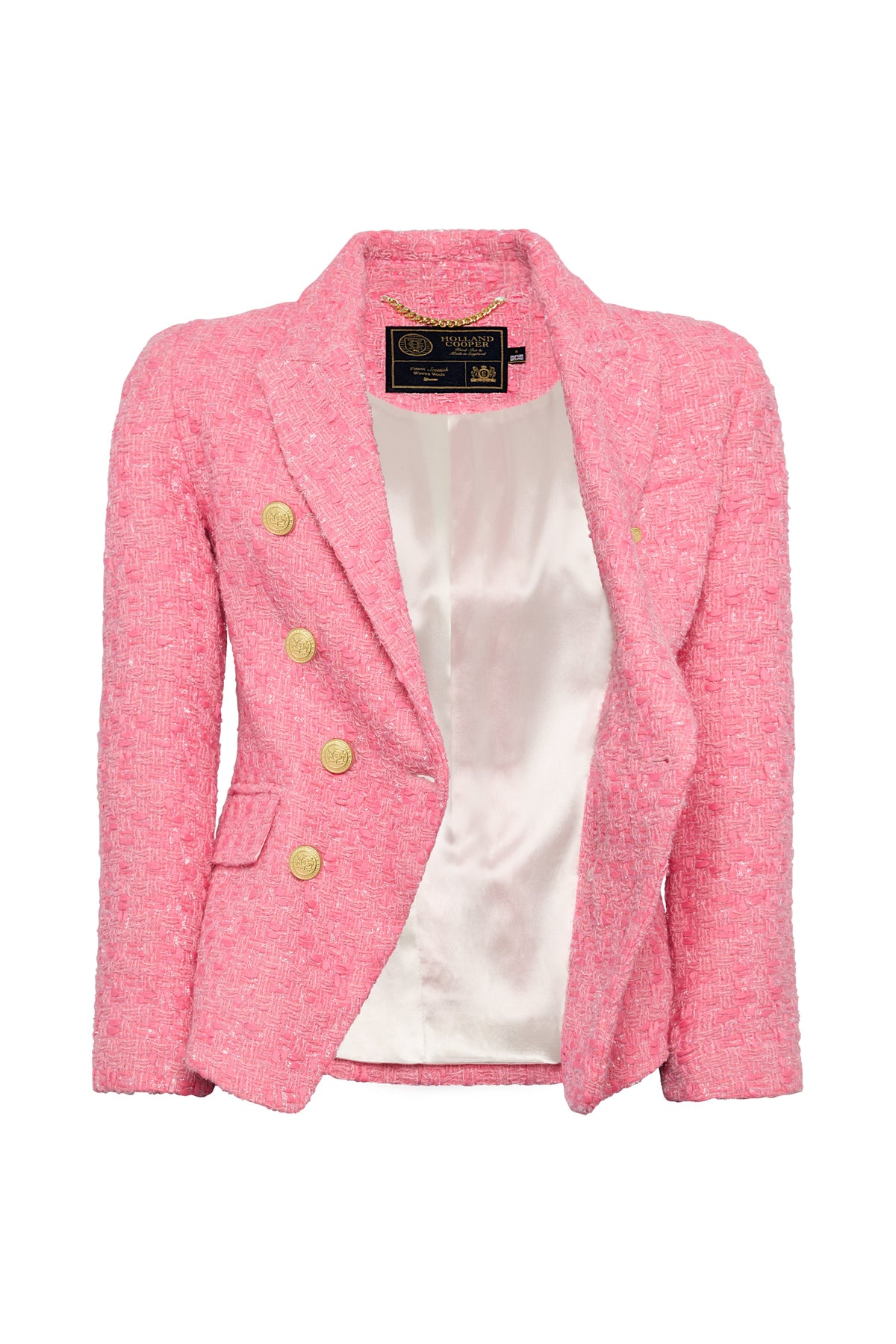 Knightsbridge Blazer (Pink Pop Boucle)