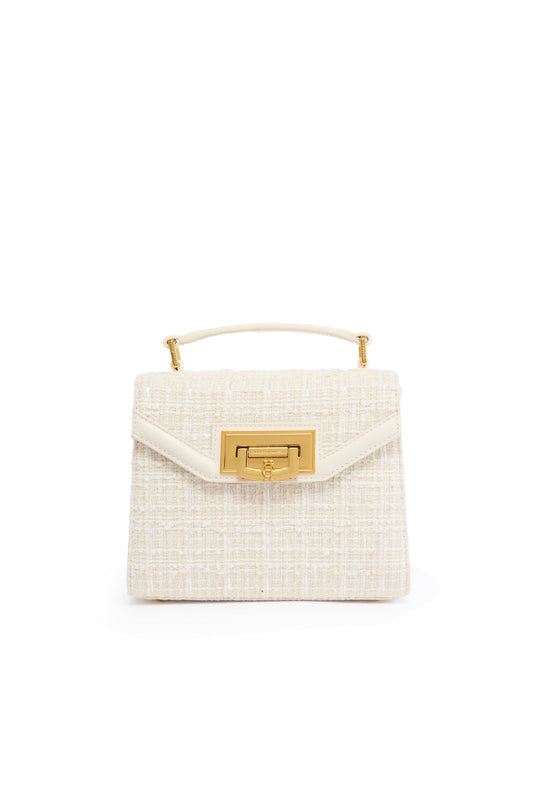 Mini Cheltenham Bag (Cream Boucle)