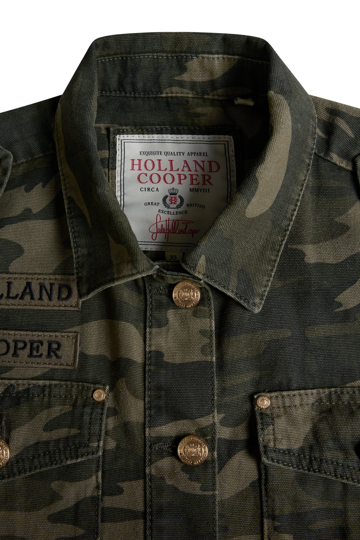 Premium Artillery Jacket (Washed Camo)