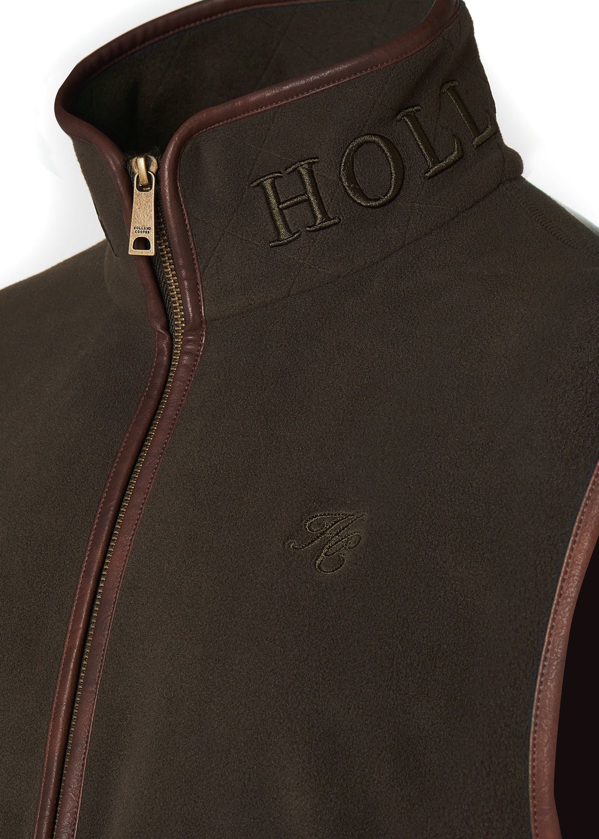Men's Country Fleece Gilet (Khaki)