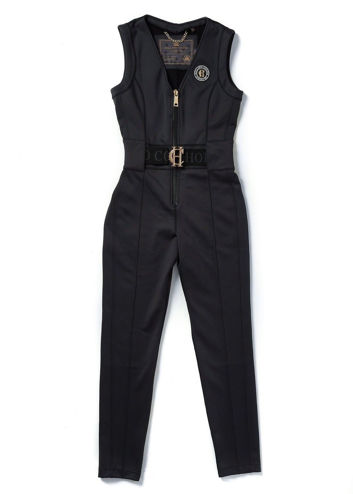 Sleeveless Ski Suit (Black)