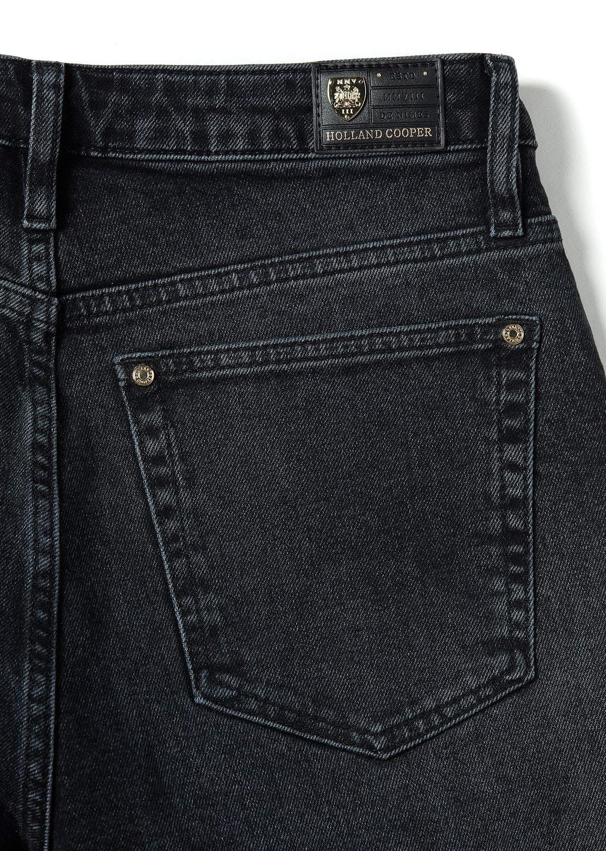 High Rise Slim Jean (Washed Black)