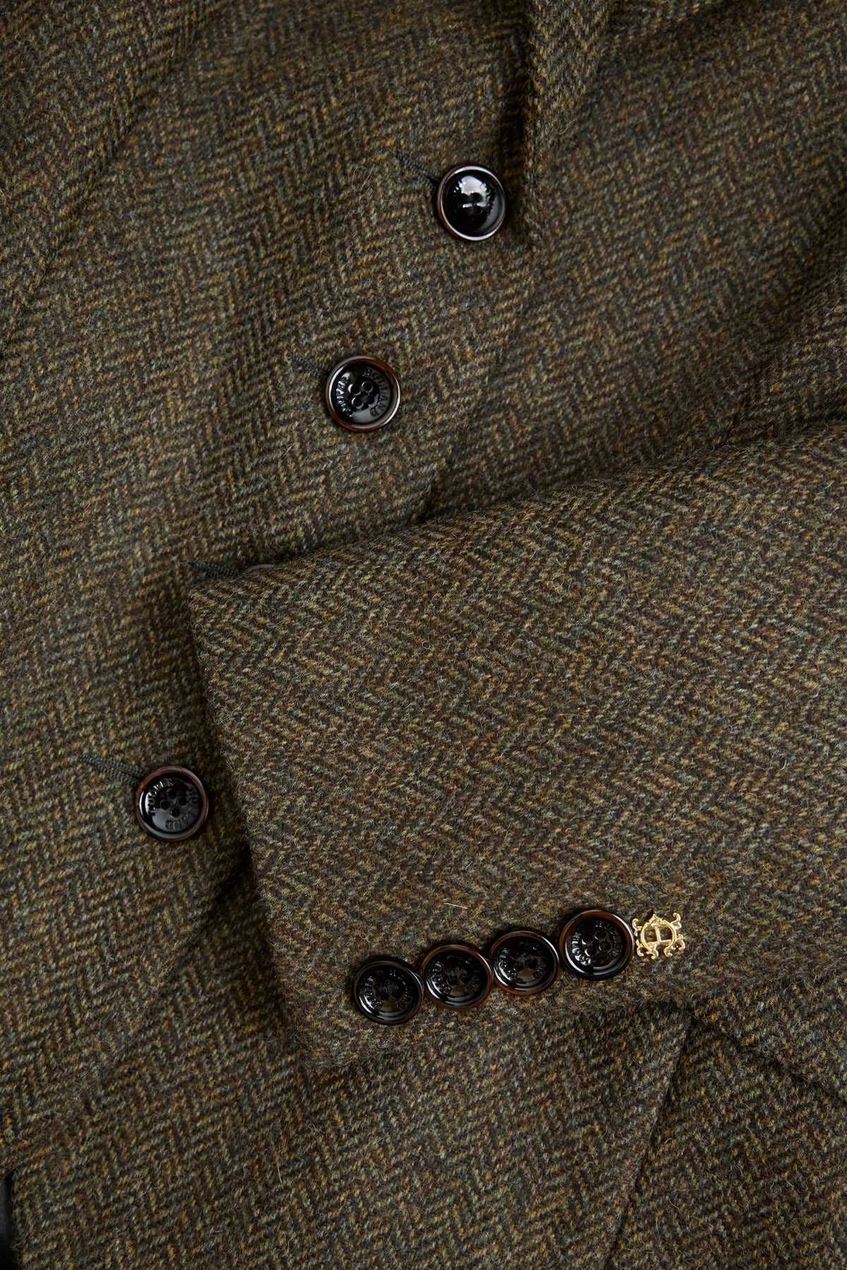 Hacking Jacket (Dark Green Herringbone)