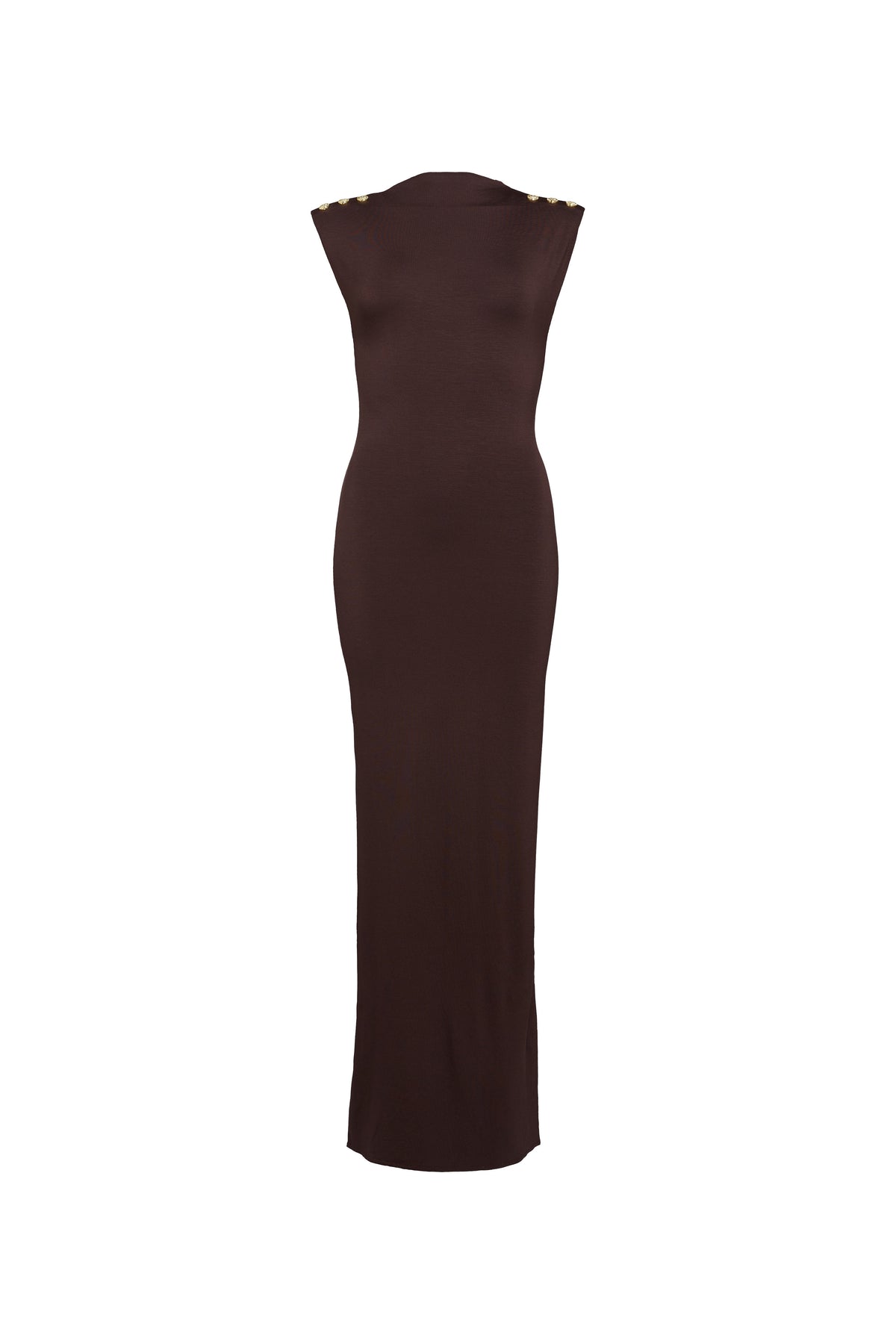 Harper Maxi Dress (Chocolate)