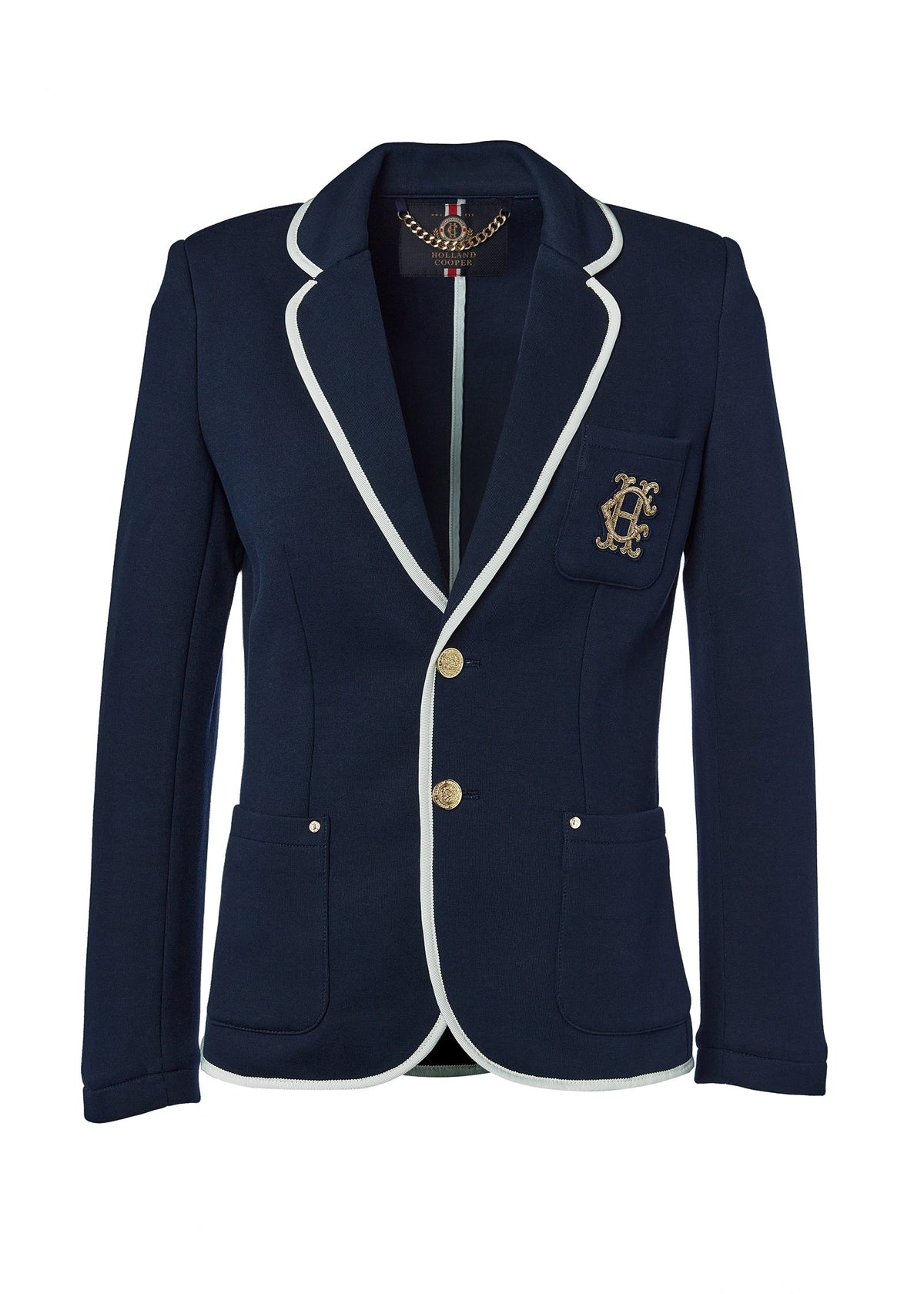 Jade's Henley Blazer Look