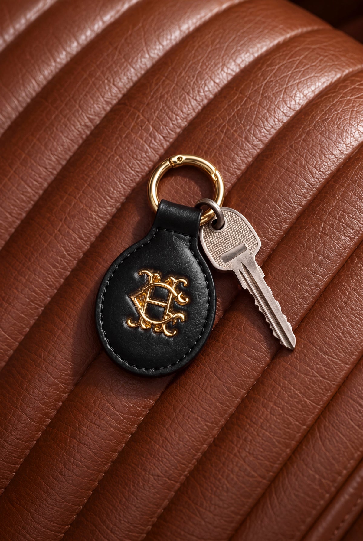 Heraldic HC Key Ring (Black)