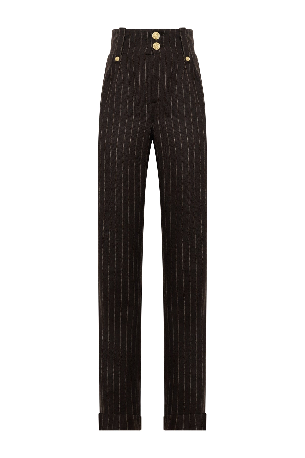 The Chocolate Pinstripe Look