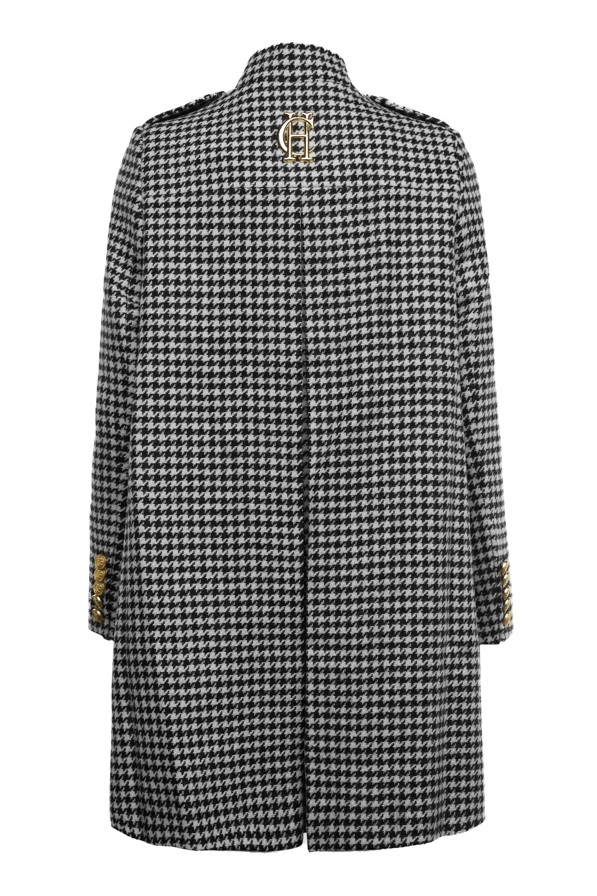 Highbury Cape Coat (Houndstooth)