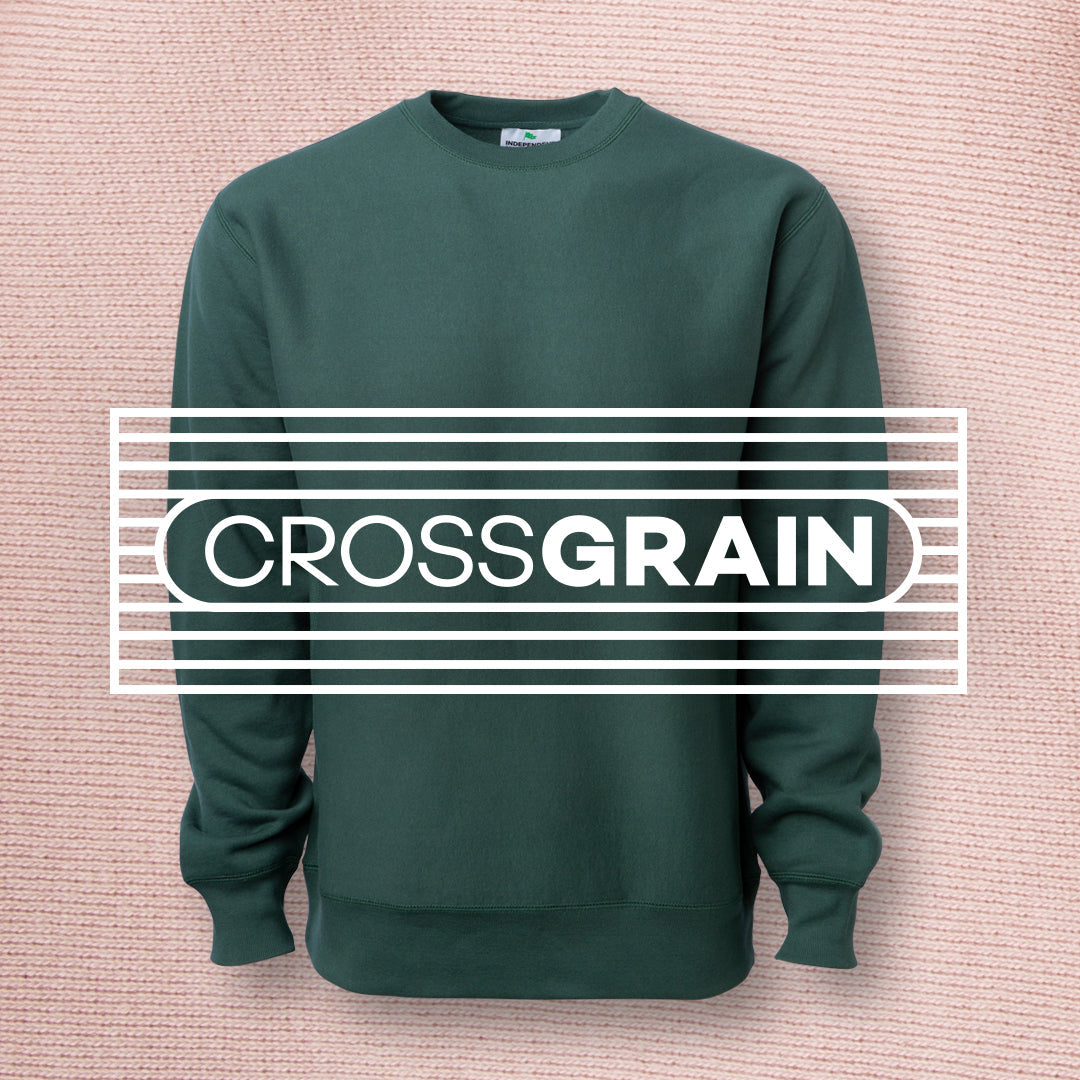 LEGEND 13.5oz/450gm Heavyweight Cross-Grain Crew