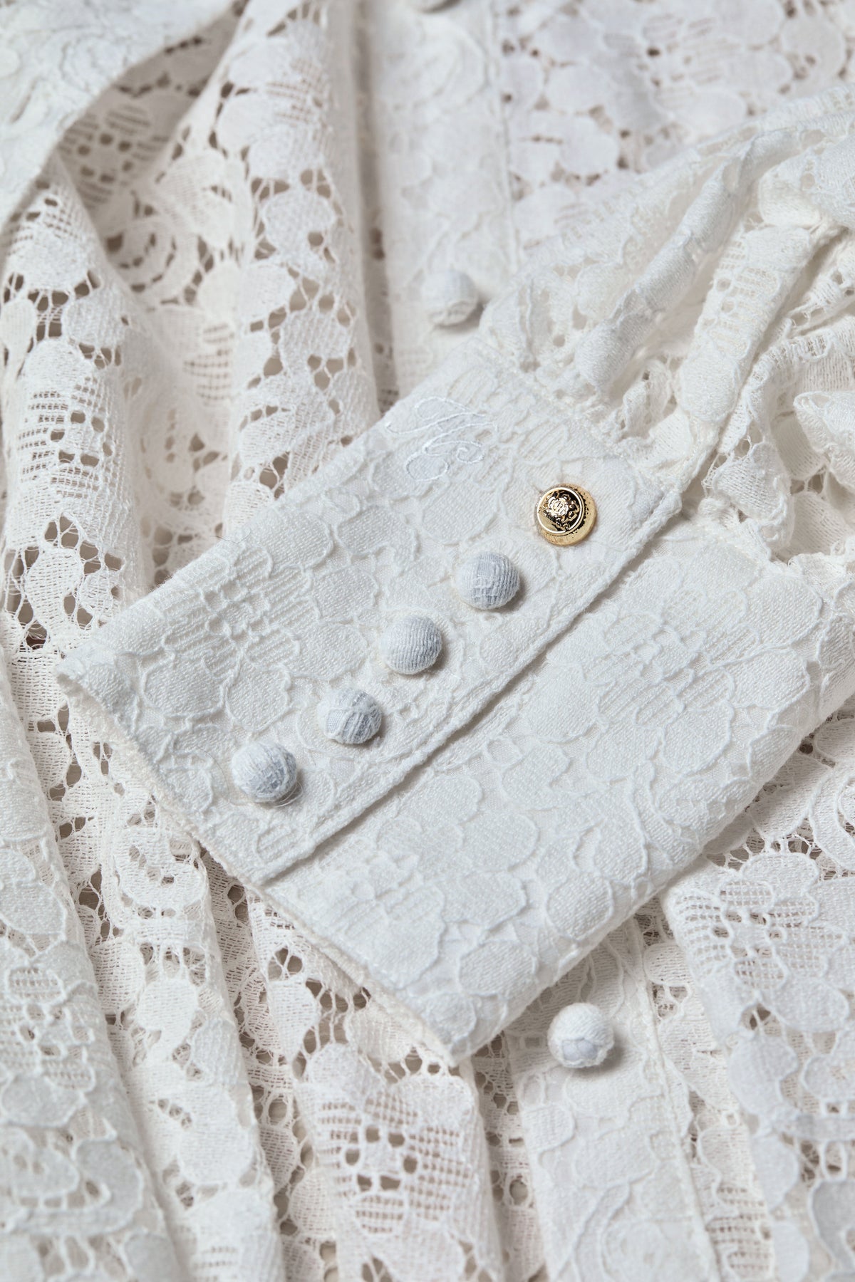 Iona Lace Shirt (Ivory)