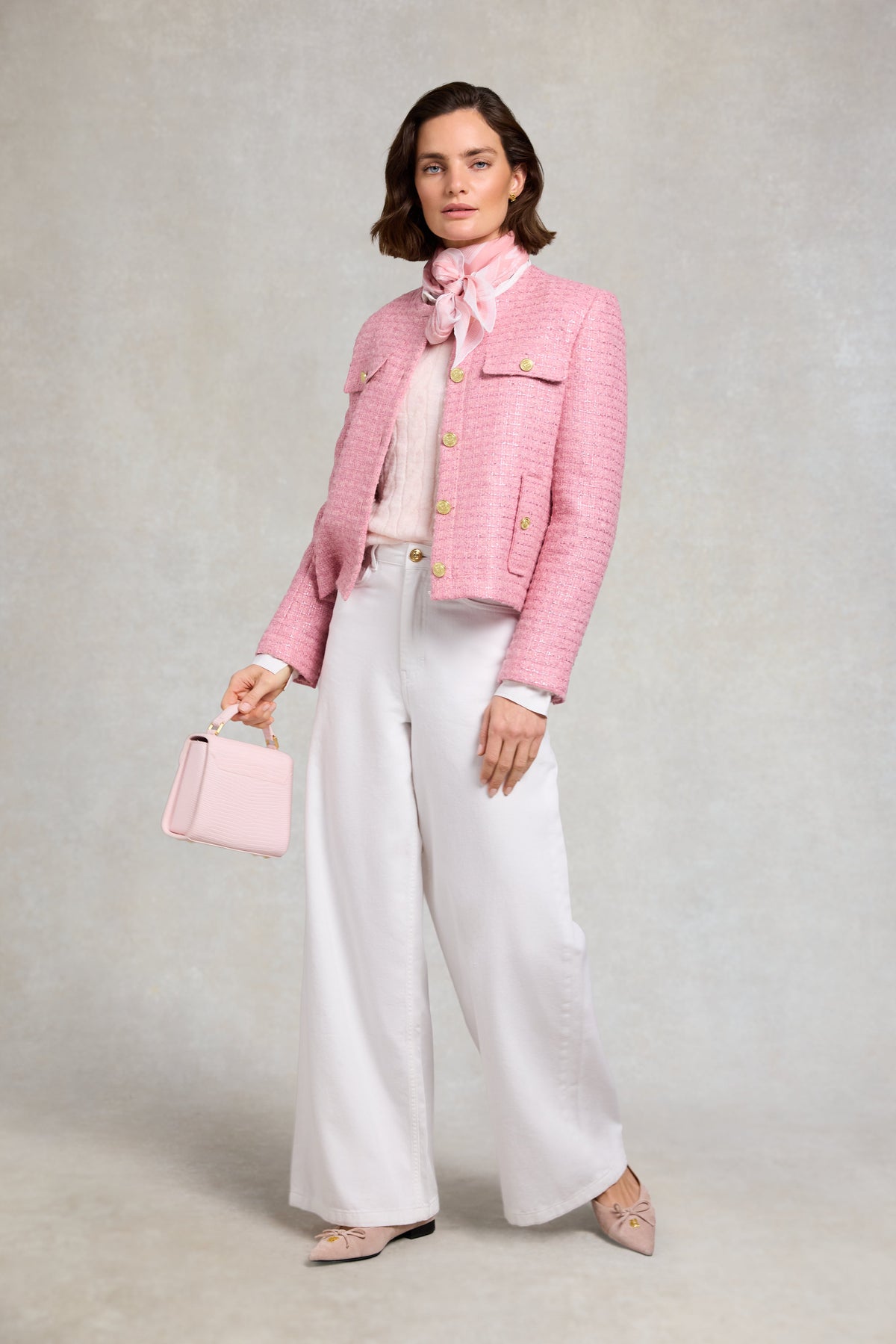 Jasmine Knitted Crew (Palest Pink)