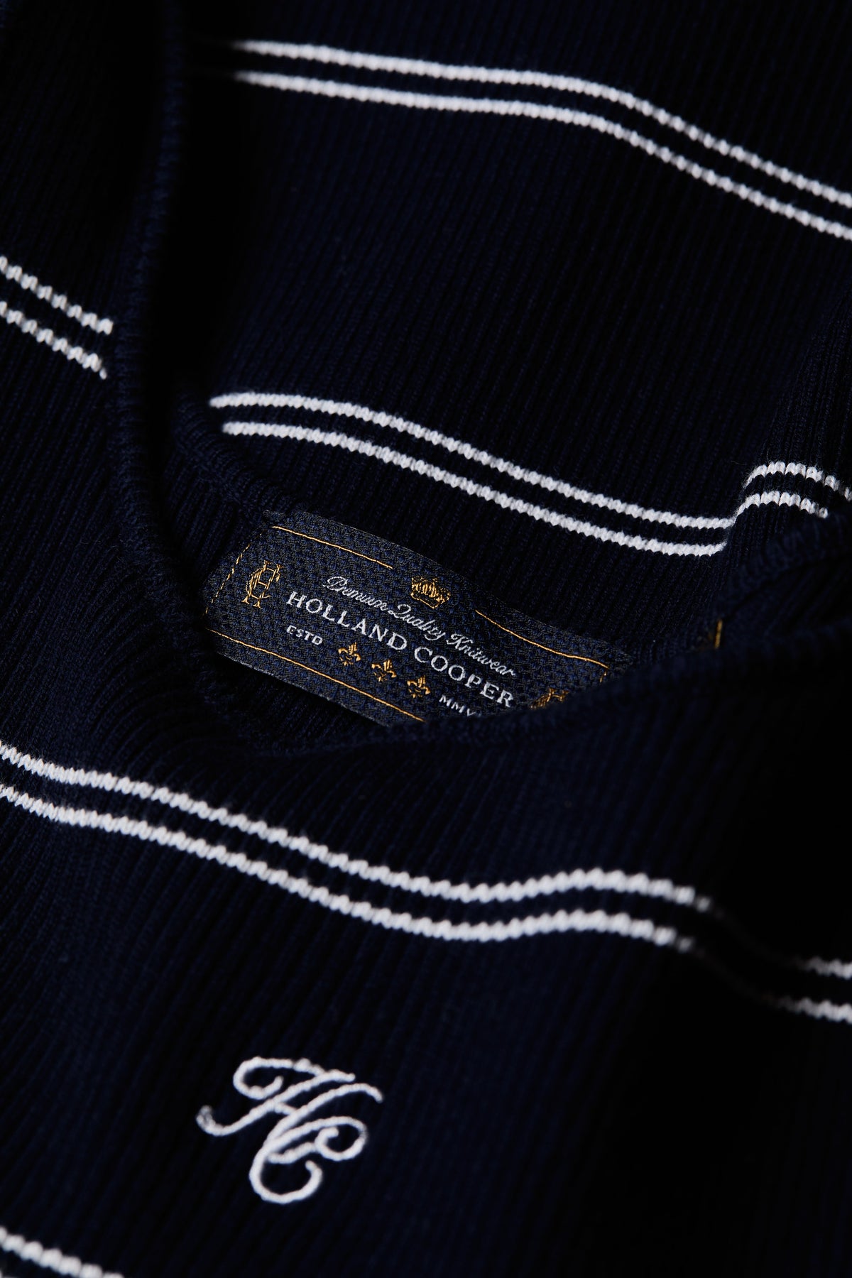 Juliet Maxi Dress (Ink Navy Stripe)