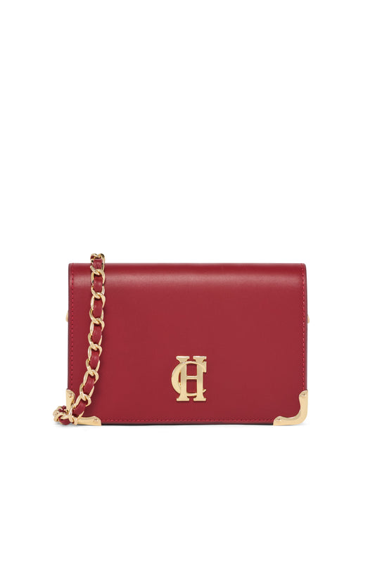 Kensington Crossbody Bag (Deep Red Leather)