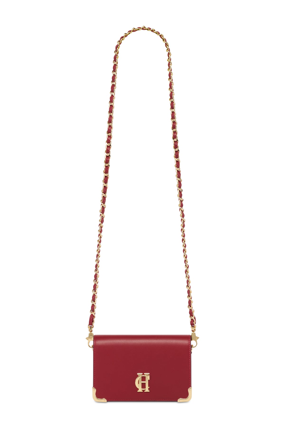 Kensington Crossbody Bag (Deep Red Leather)