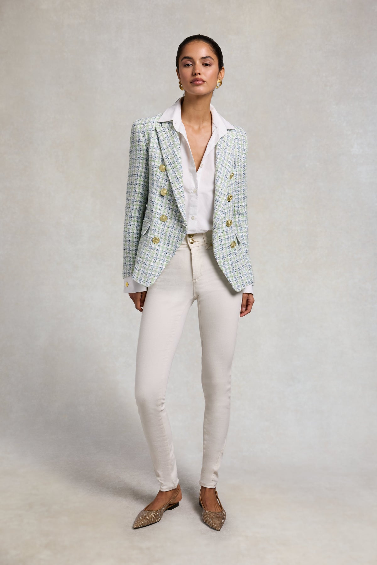 Knightsbridge Blazer (Darwin Green Boucle)