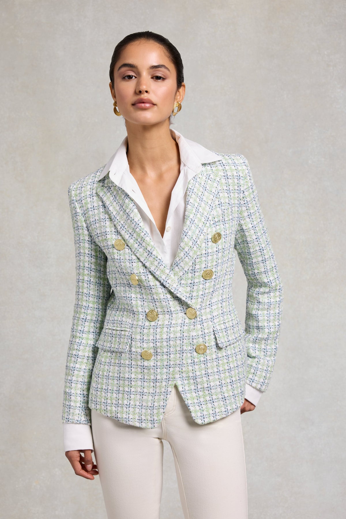 Knightsbridge Blazer (Darwin Green Boucle)