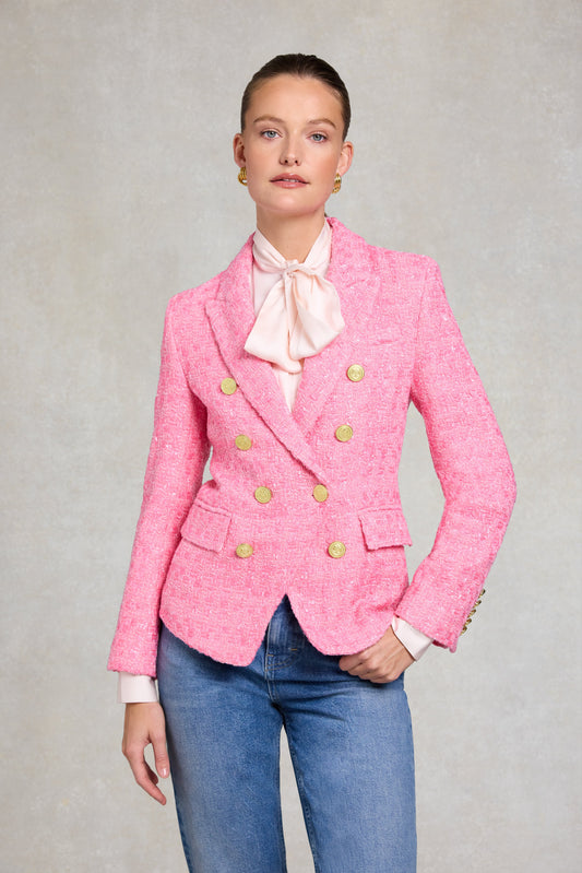 Knightsbridge Blazer (Pink Pop Boucle)