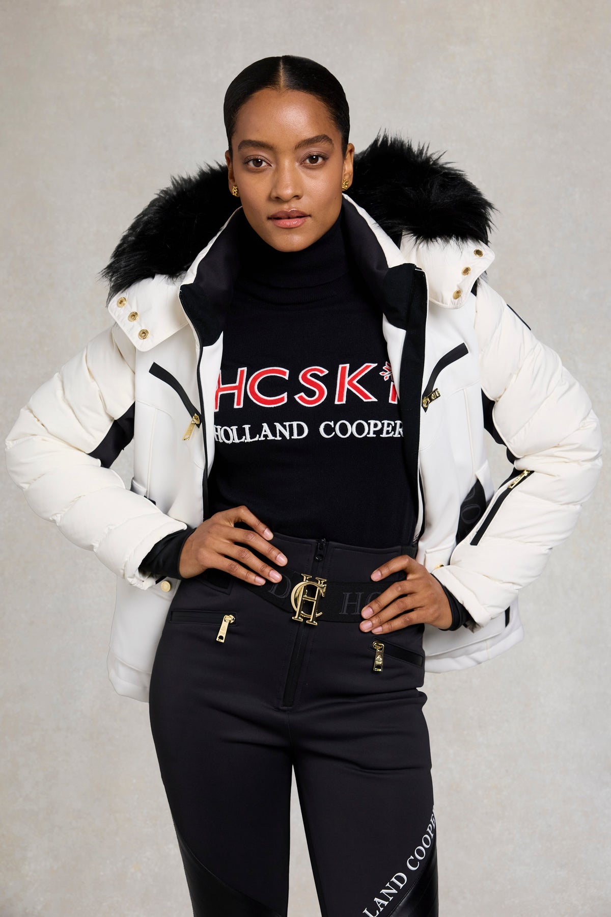Logo Ski Knit (Black)