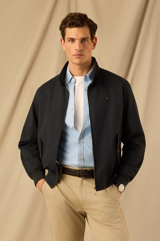 Men's Classic Harrington Jacket (Ink Navy)
