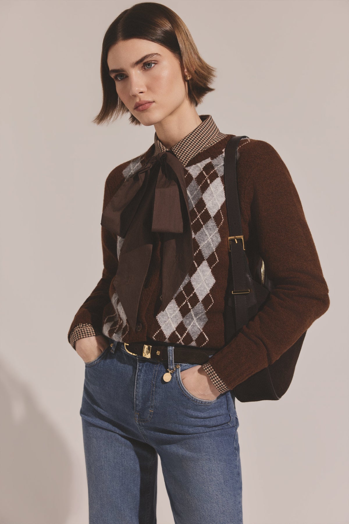 Oakmont Cardigan (Chocolate)