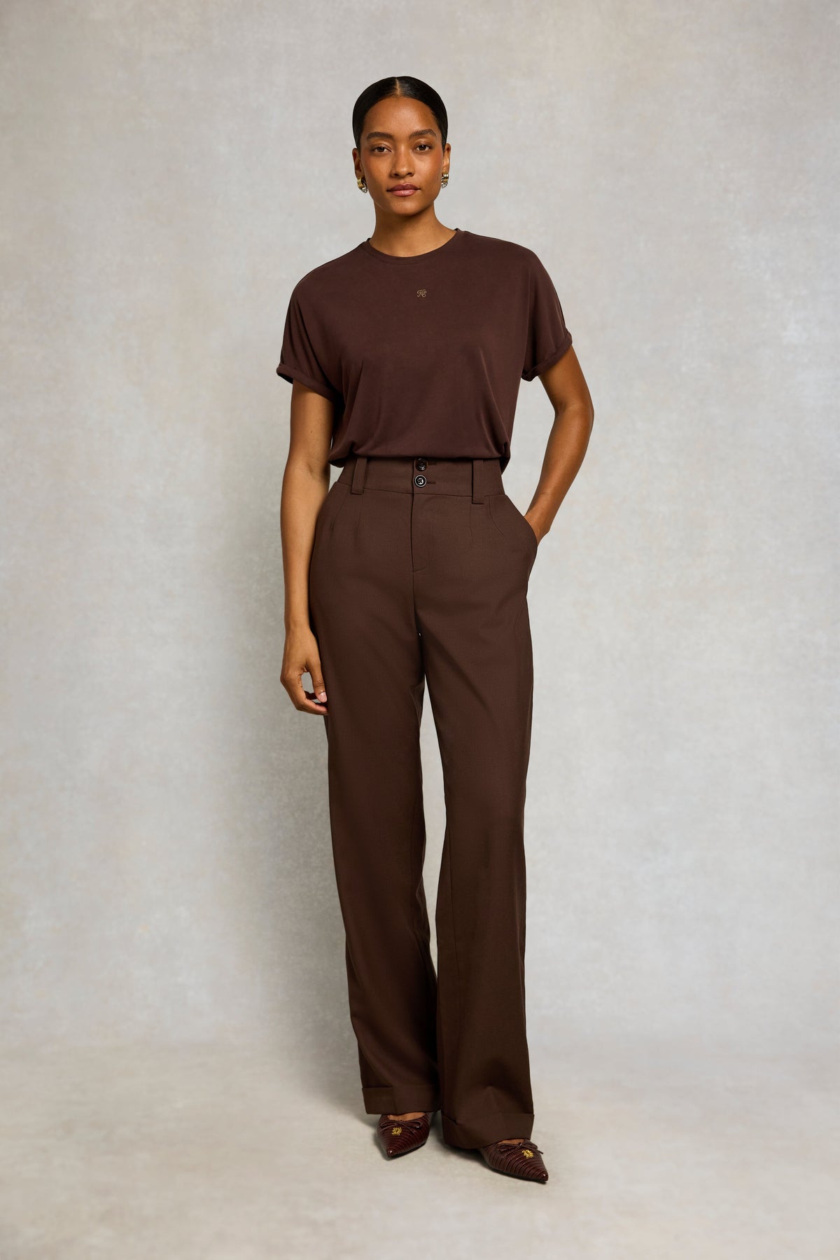 Madison Tee (Chocolate)