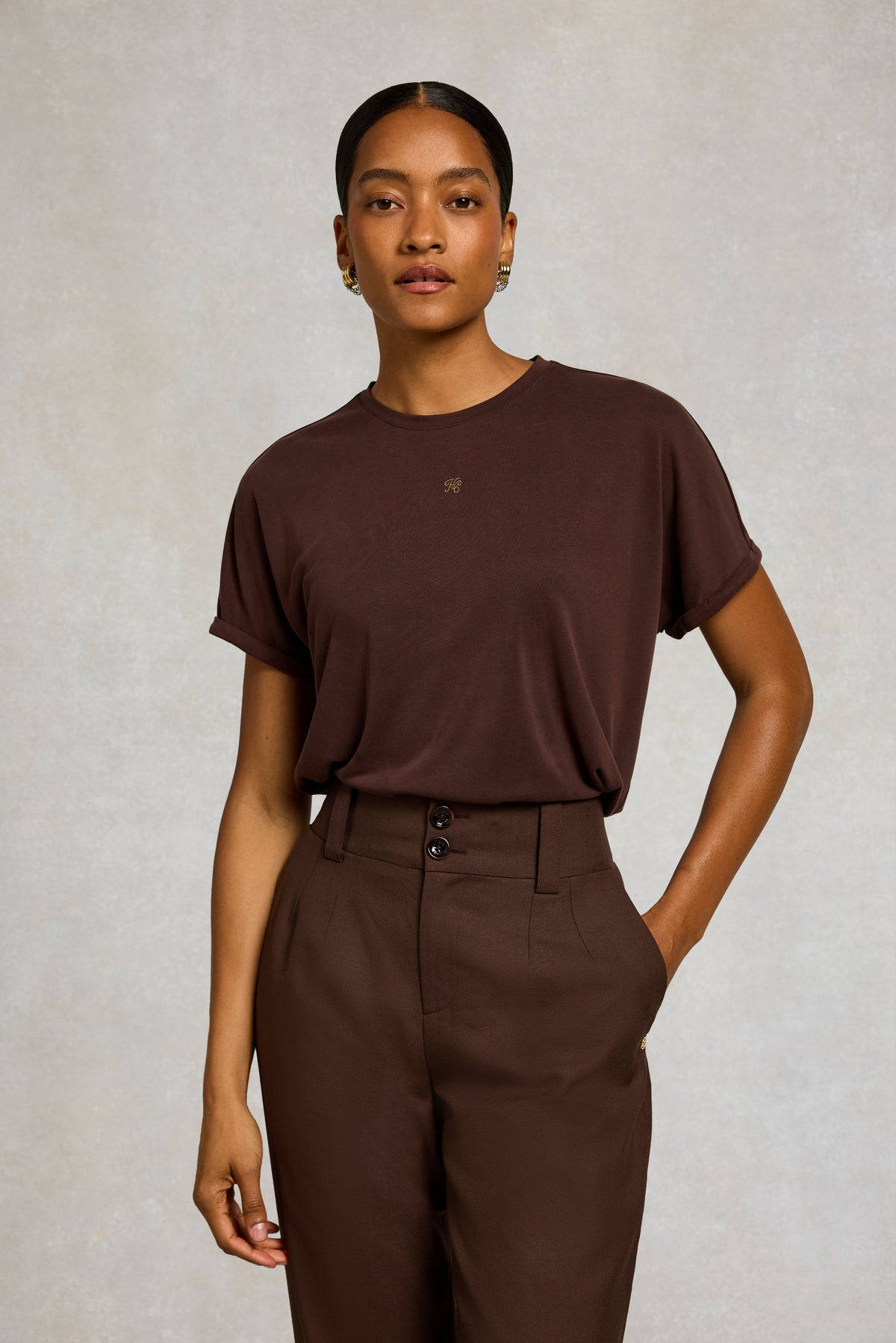 Madison Tee (Chocolate)