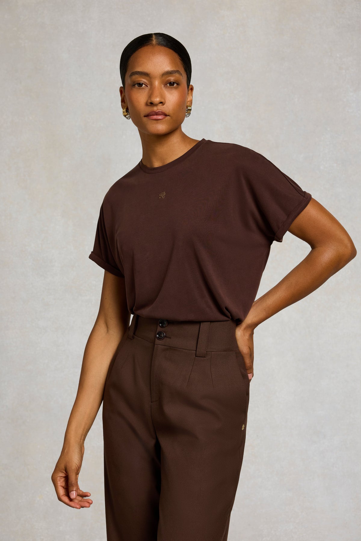 Madison Tee (Chocolate)