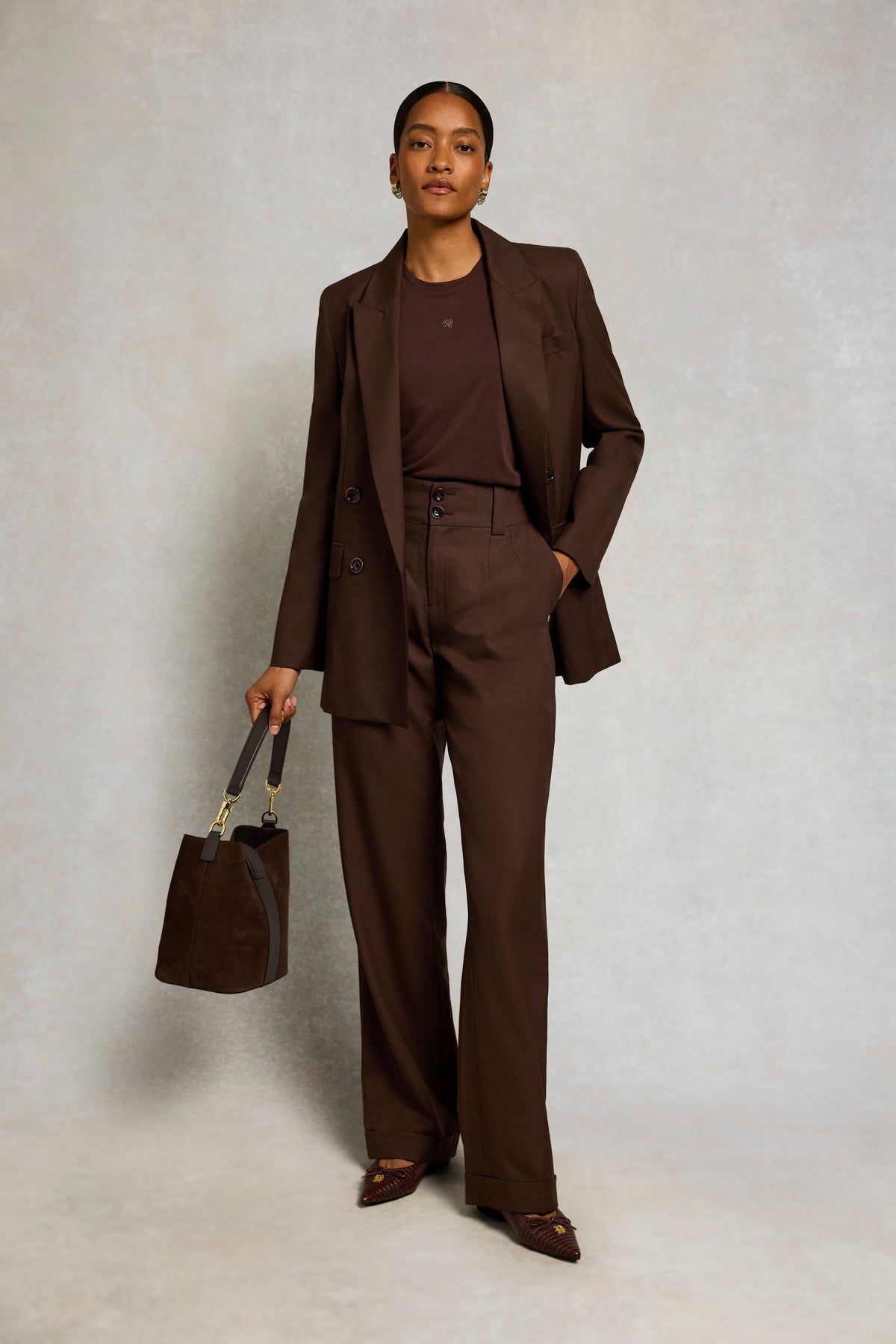 Madison Tee (Chocolate)