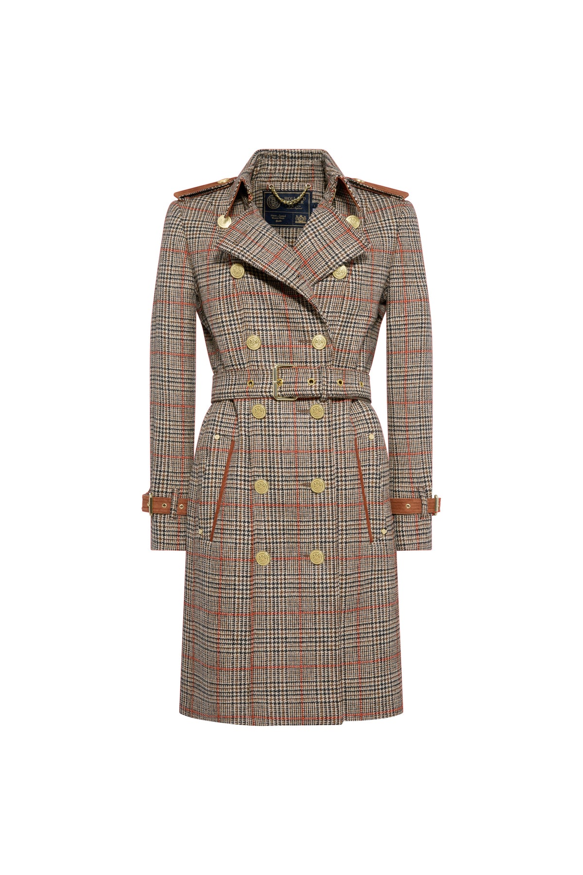 Marlborough Trench Coat (Orange Windsor)