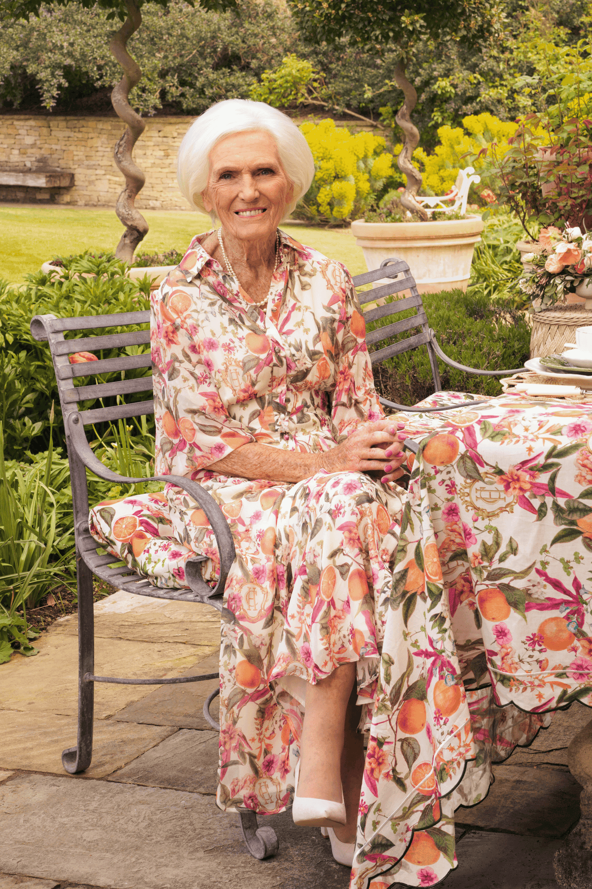 Dame Mary Berry's Tea Party Looks