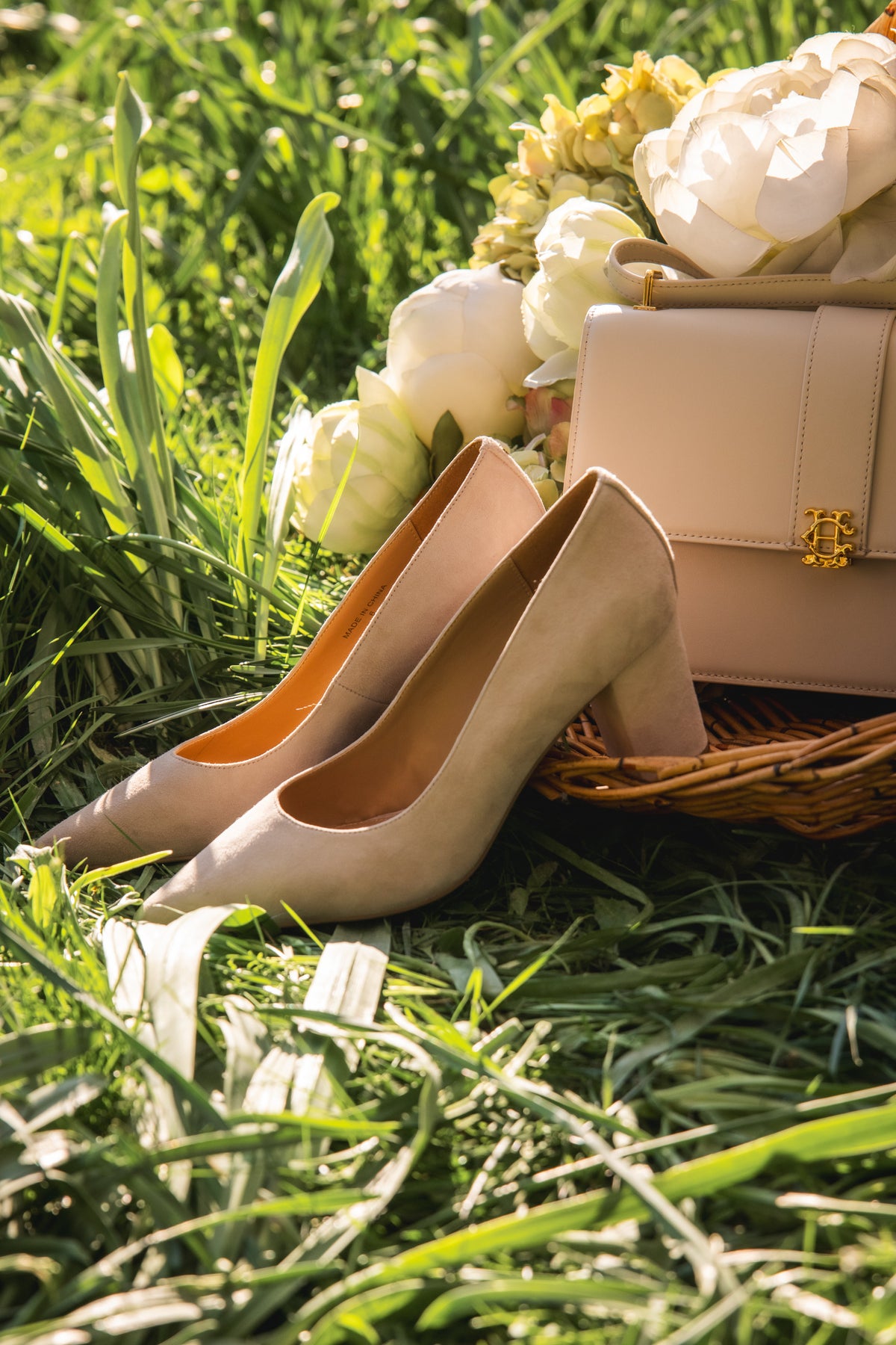 Mayfair Court Shoe (Blush Suede)