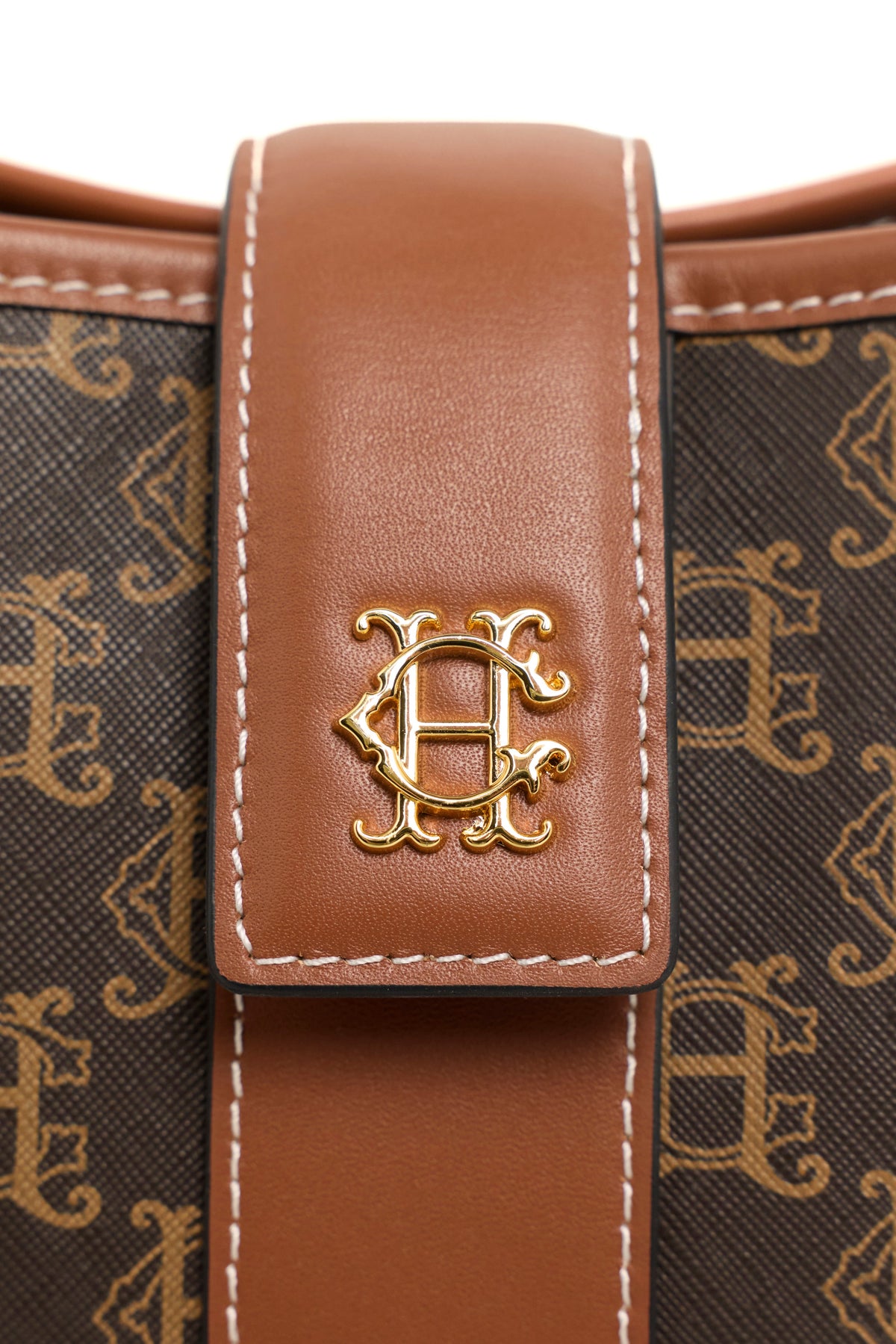 Milan Mini Bucket Bag (Tan Monogram)
