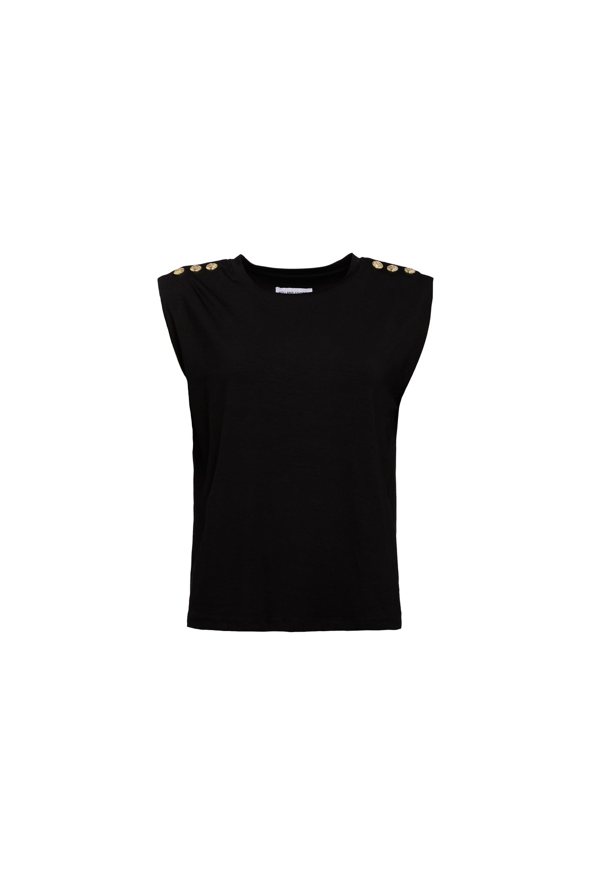 Millie Sleeveless Top (Black)