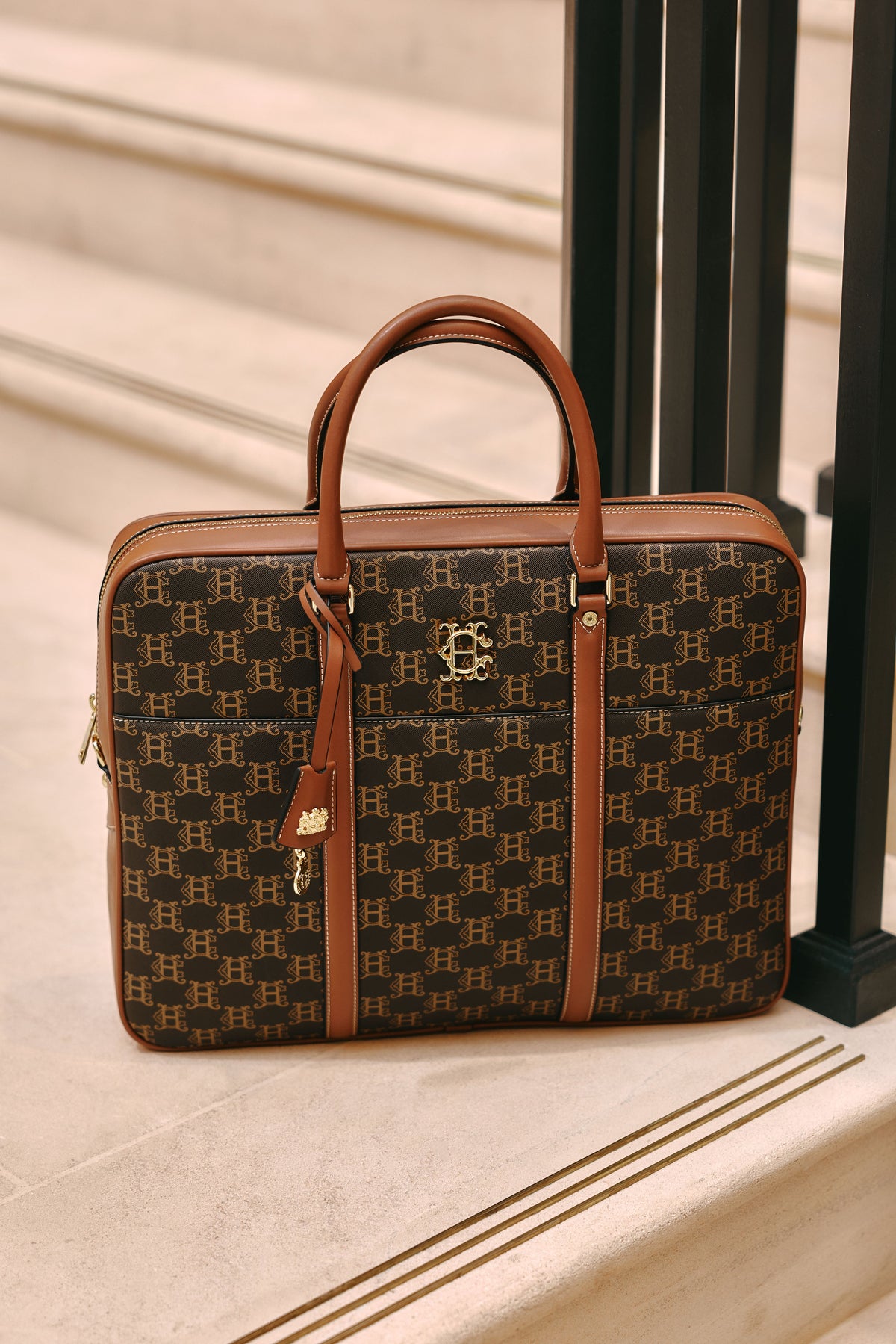 Regency Briefcase (Tan Monogram)